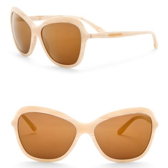 NEW Dolce & Gabbana 59mm Butterfly Sunglasses